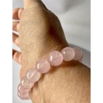 Bracelet Rose Quartz 10mm Round Beads